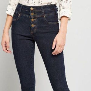 ModCloth Karaoke Seamstress 26" Denim Pant